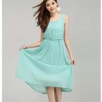 Lady chiffon comfortable dresses