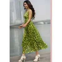Exotic fashion colorful dresses