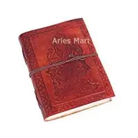 Ganesha Embossed Leather Diary