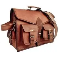 Vintage Leather Messenger Bag