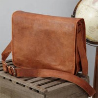 Handmade Leather Messenger Bag