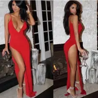 Sexy Woman Evening Party Dress
