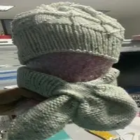 Knitted Hat And Scarf
