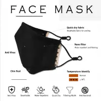 Reusable Face Mask With Temperature Identify