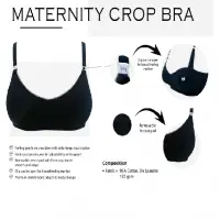 Maternity Crop Bra