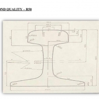 R65 - R50 Used Cut Rail Second Quality