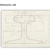 R65 - R50 Used Cut Rail Second Quality