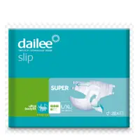 Incontinence Diapers Dailee Slip Super 7/drops