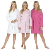 Lightweight Waffle Bath Robe Dressing Gown