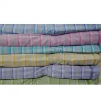 Polyester Check Cotton Fabric