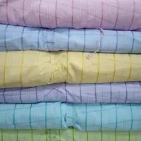 Polyester Check Cotton Fabric