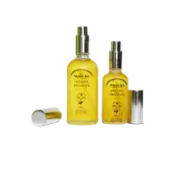 Froasted Silver Glass Bottle Of Argan Oil