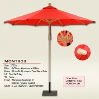 Mont908 Premium Aluminum Umbrella