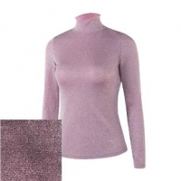 Womens Silver Bright Col Long Sleeves Topped