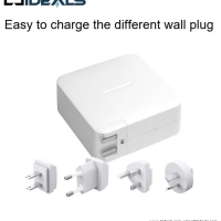 87w Adapter For Apple With Uk, Au, Eu, Us Plug