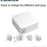 87w Adapter For Apple With Uk, Au, Eu, Us Plug