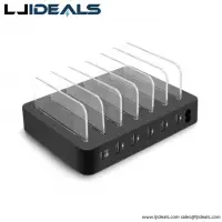 Usb Charging Station Watch Holder Qc3.0 6 Port