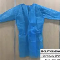 Isolation Gown Level 1: PP, 30gram