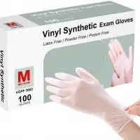 Vinyl Synthetic Exam Gloves