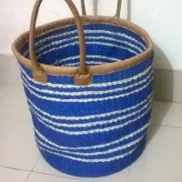Jute Bag With Lather Handle