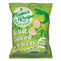 Blue Shrimp Crackers with Chinese Celery
