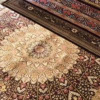 Persian Silk Qum Rug
