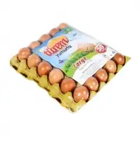 Fresh White And Brown Eggs