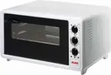 Mini oven with thermostat and timer