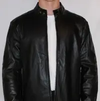 Men's Cowhide Supple Leather Jacket