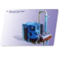 Vacuum tray dryer