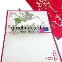 Angel 3D Pop Up Card- Greeting Card