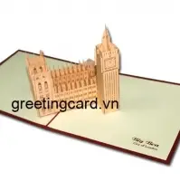 BigBen 3D Pop Up Greeting Card