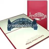 Habour Bridge 3D Pop Up Card- Greeting Card