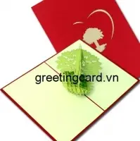 Africa Tree D Pop Up Card- Greeting Card