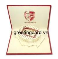 Arsenal Stadium 3D Pop Up Card- Greeting Card