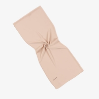 Luxury Plain Crepe Scarf Light Gold