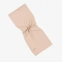 Luxury Plain Crepe Scarf Light Gold