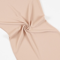 Luxury Plain Crepe Scarf Light Gold