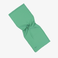 Luxury Plain Crepe Scarf Grass Green