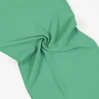 Luxury Plain Crepe Scarf Grass Green
