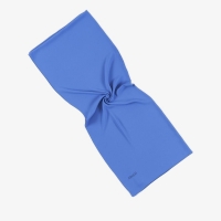 Luxury Plain Crepe Scarf Indigo