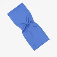 Luxury Plain Crepe Scarf Indigo