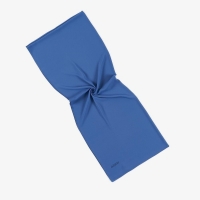 Luxury Plain Crepe Scarf Jean Blue