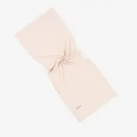 Luxury Plain Crepe Scarf Light Salmon