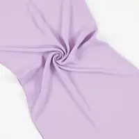 Luxury Plain Crepe Scarf Lilac