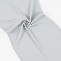 Luxury Plain Crepe Scarf Mold Green