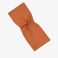 Luxury Plain Crepe Scarf Mustard