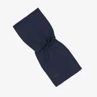 Luxury Plain Crepe Scarf Navy