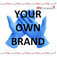 White Label Nitrile Gloves