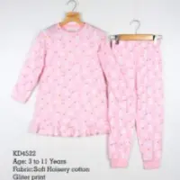 Long Frock +Pant Kids Suit